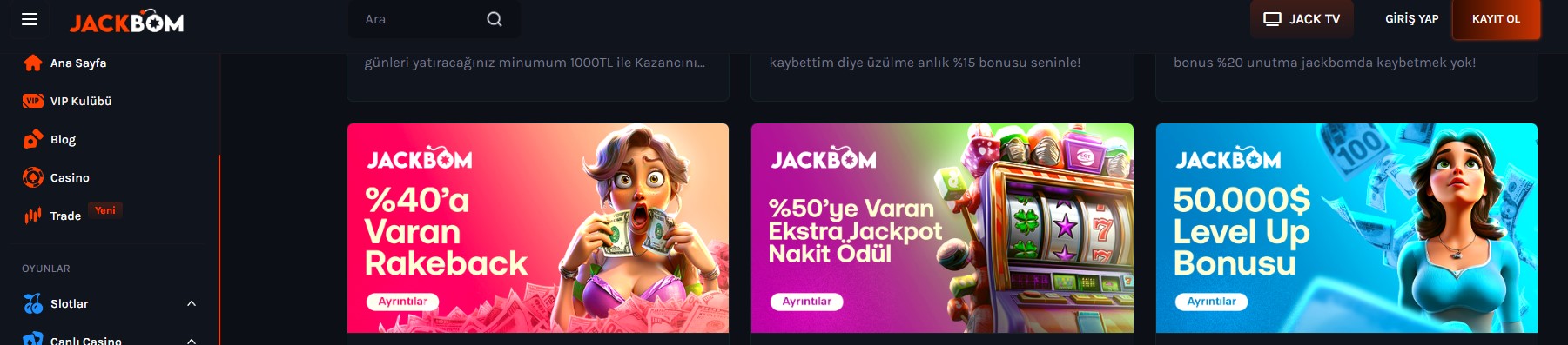 Jackbom Bonus